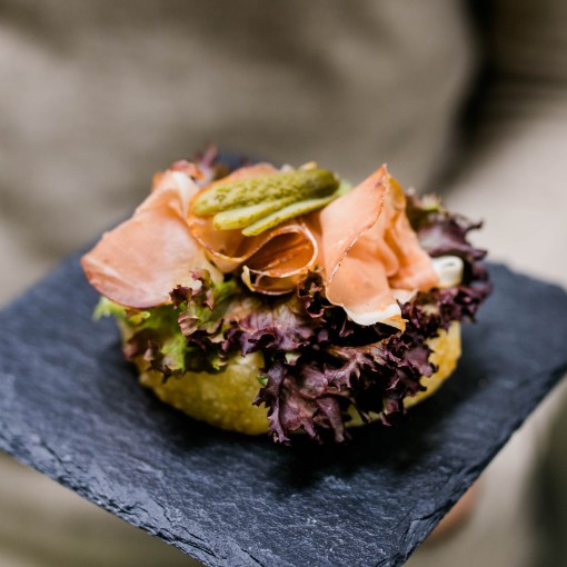 Bauernspeck Brötchen