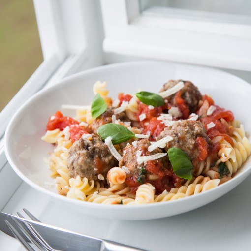 Polpette - Italienische Fleischbällchen (Rind) mit Spirelli ... Polpette - Italienische Fleischbällchen (Rind) mit Spirelli ...