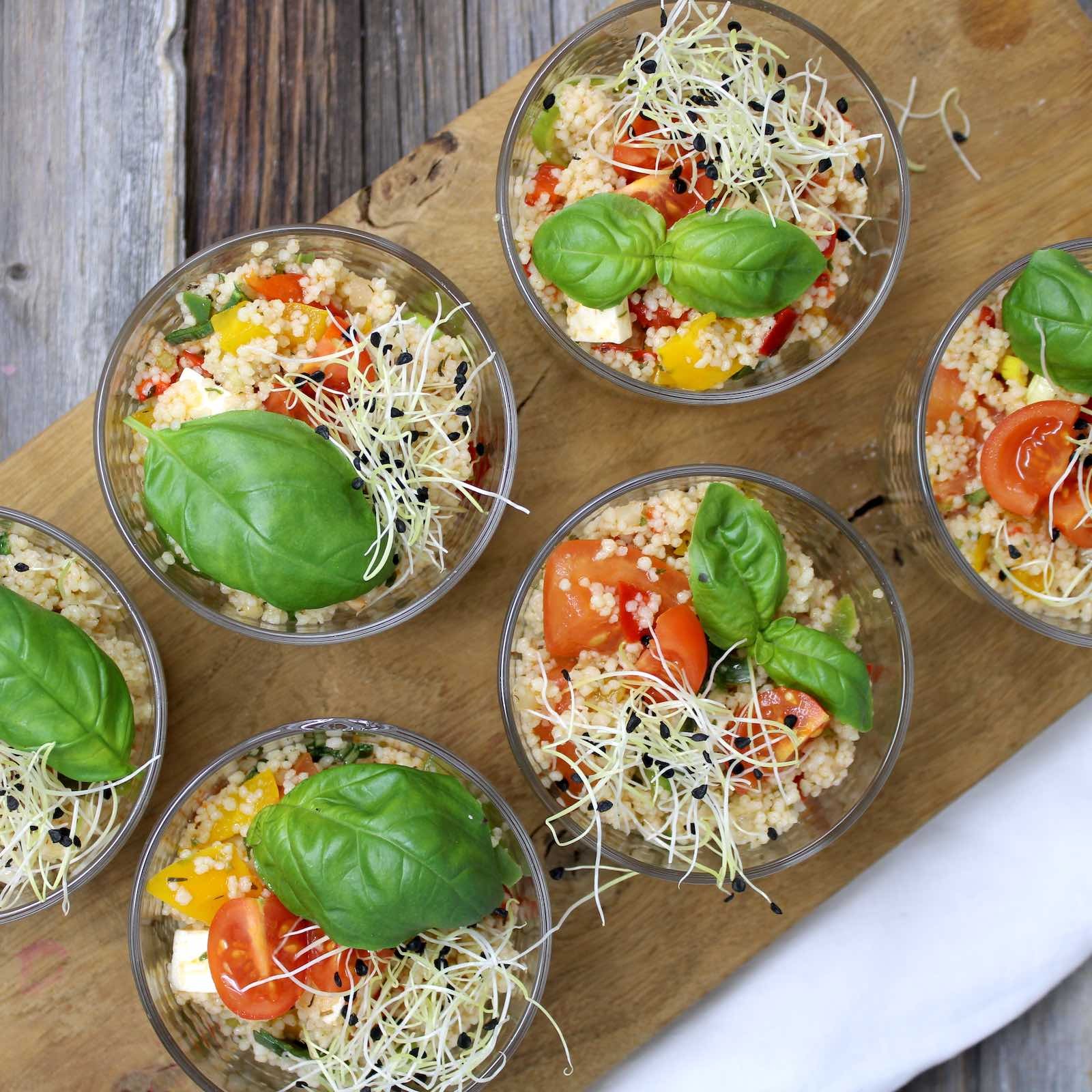 Couscoussalat mit Feta