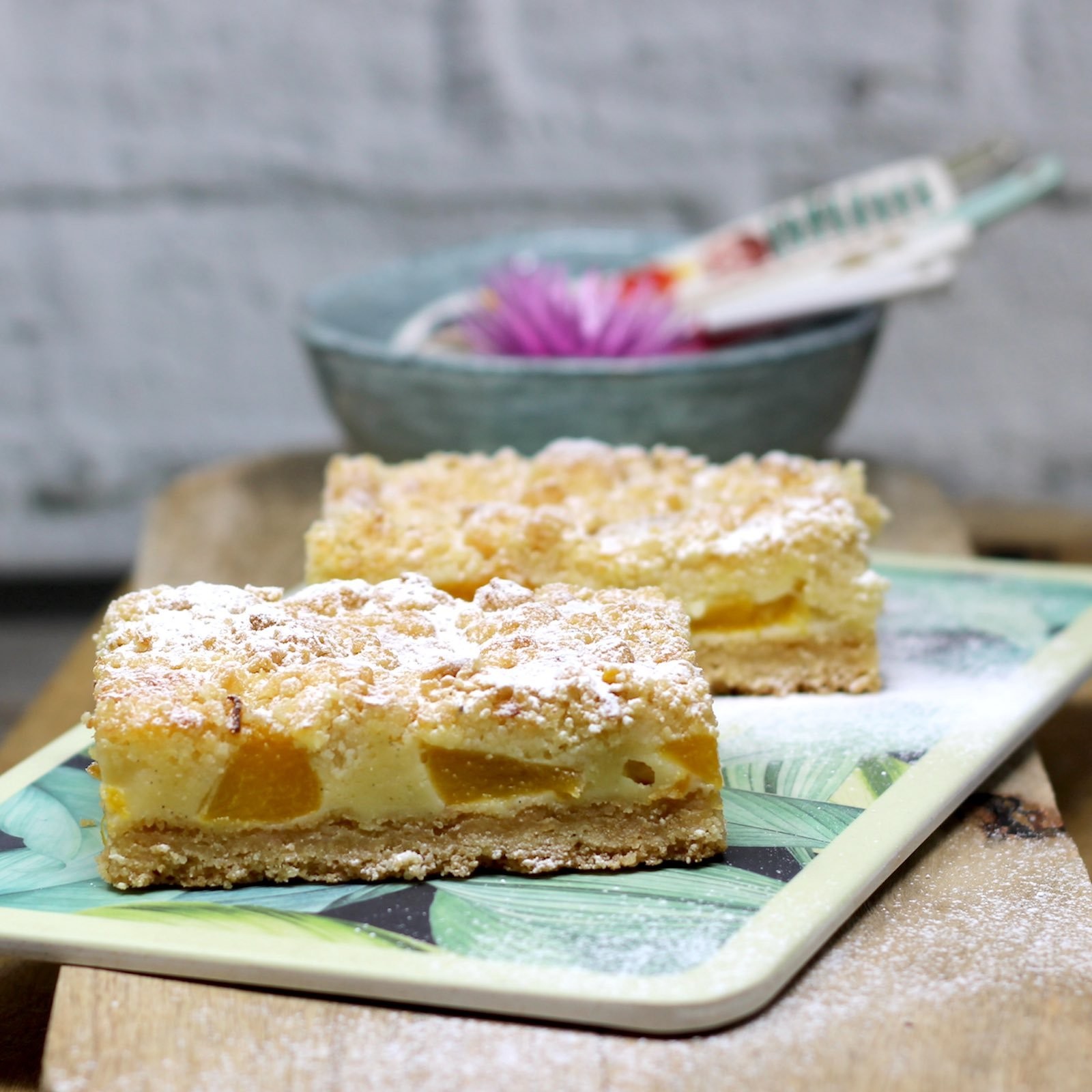 Pfirsich-Streuselkuchen