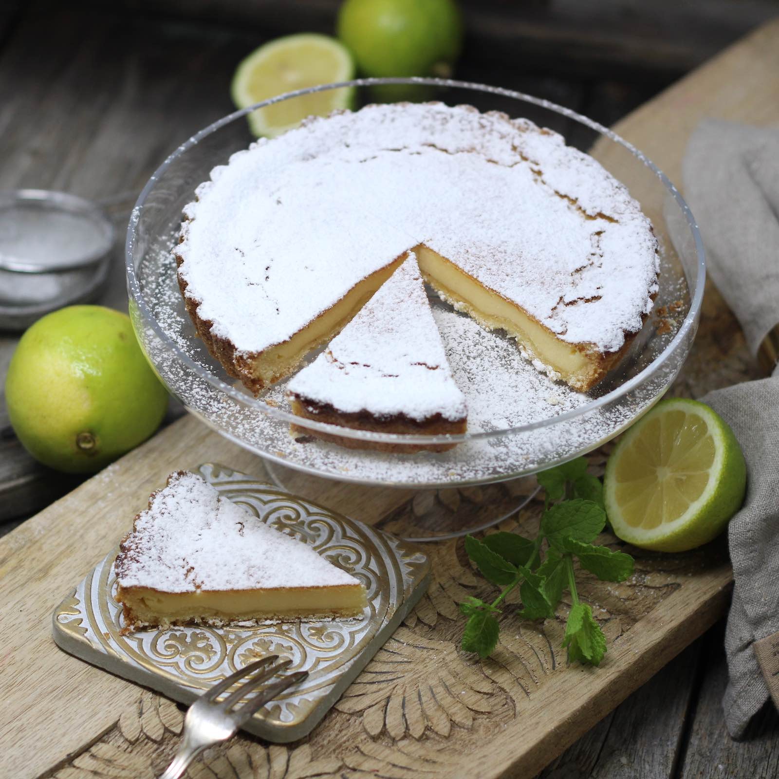 Erfrischende Zitronen-Tarte