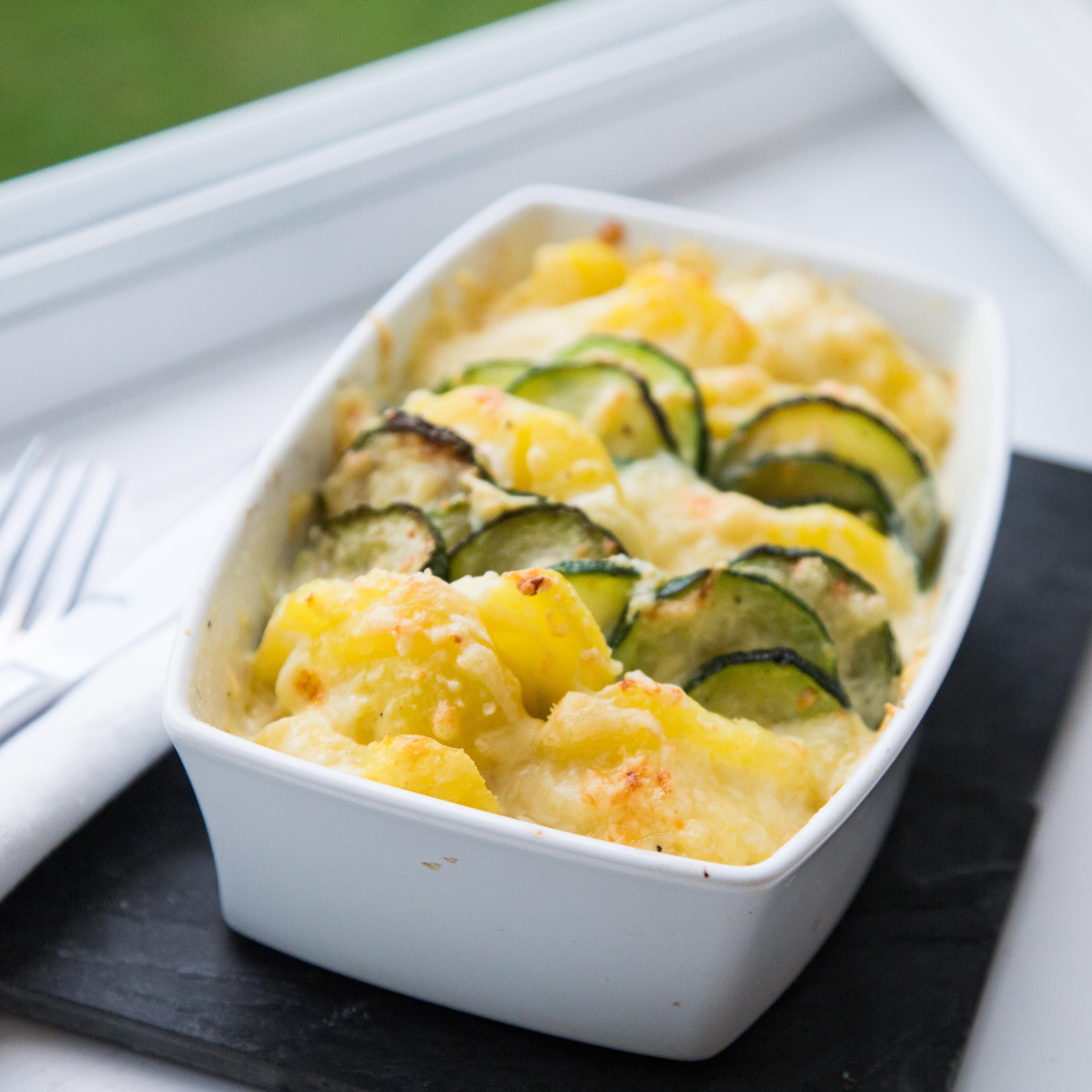 Kartoffel-Zucchini-Gratin