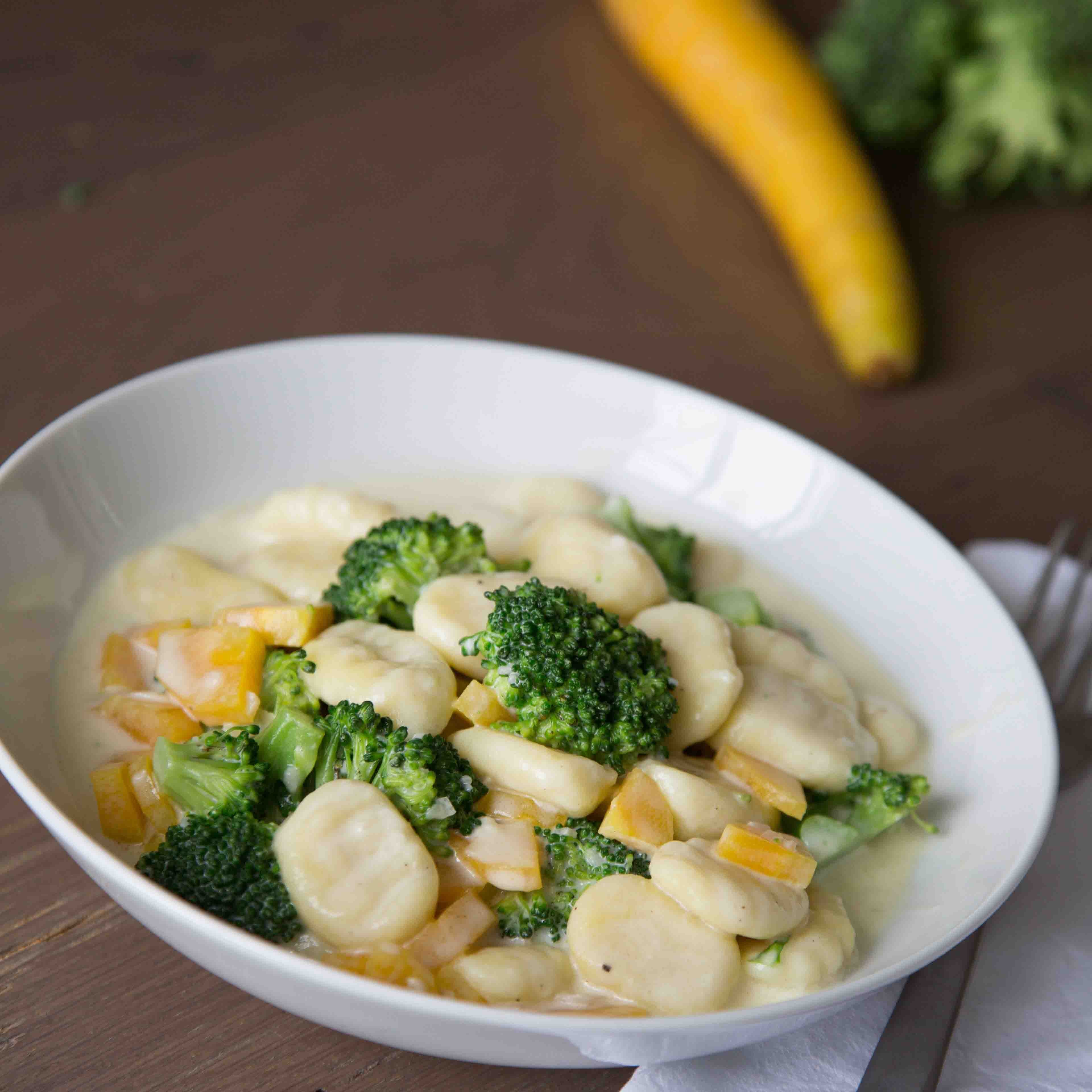Gnocchi mit Gemüsesauce