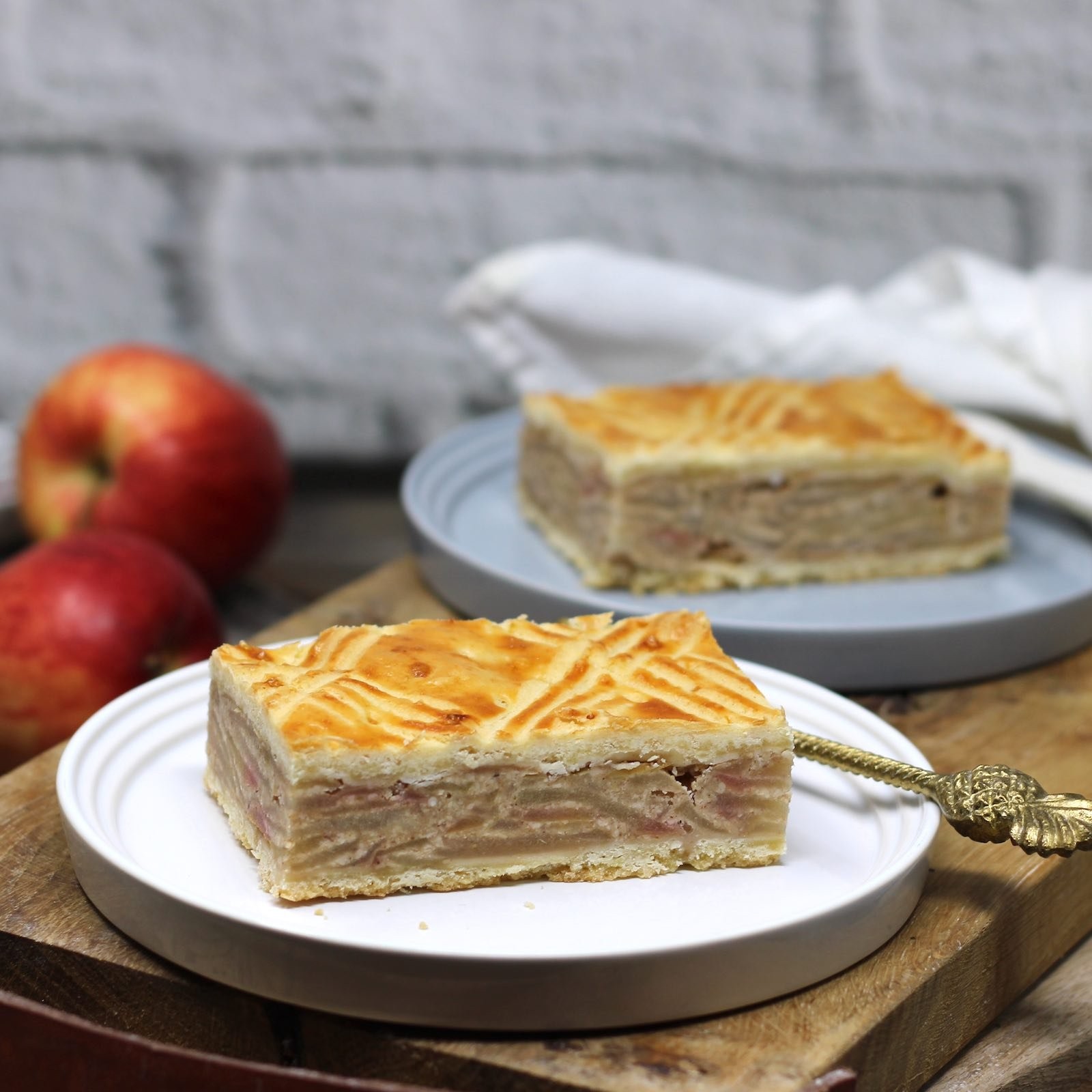 Gedeckter Apfelkuchen Gedeckter Apfelkuchen