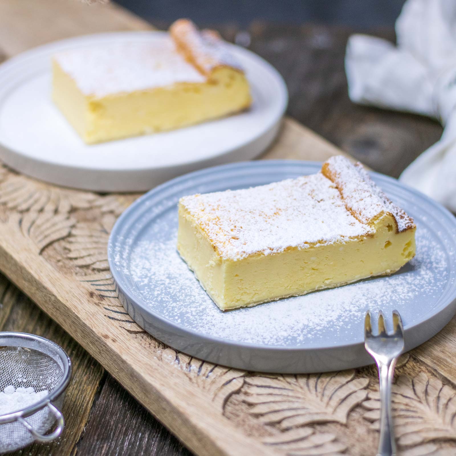 Zitronen-Topfen Kuchen